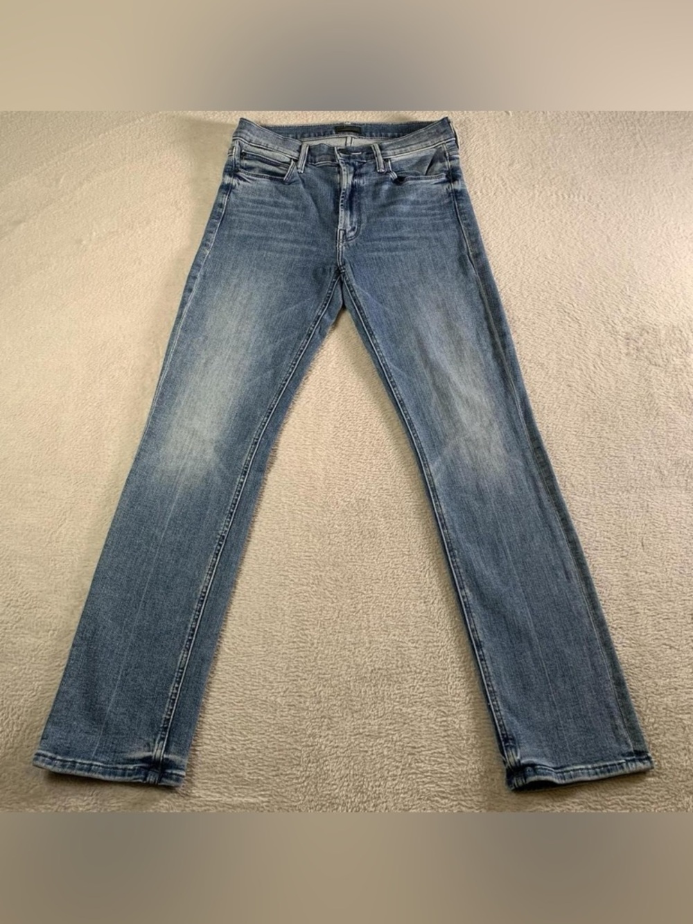 Mother Ankle Straight Blue Jeans 27